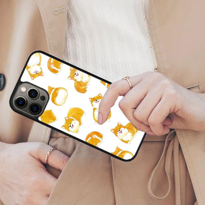 Cartoon Corgi Magnetic Phone Case For APPLE iPhone 17 Air 16 14 13 12 Pro Max 15 Plus Wireless Charge With MagSafe Cover