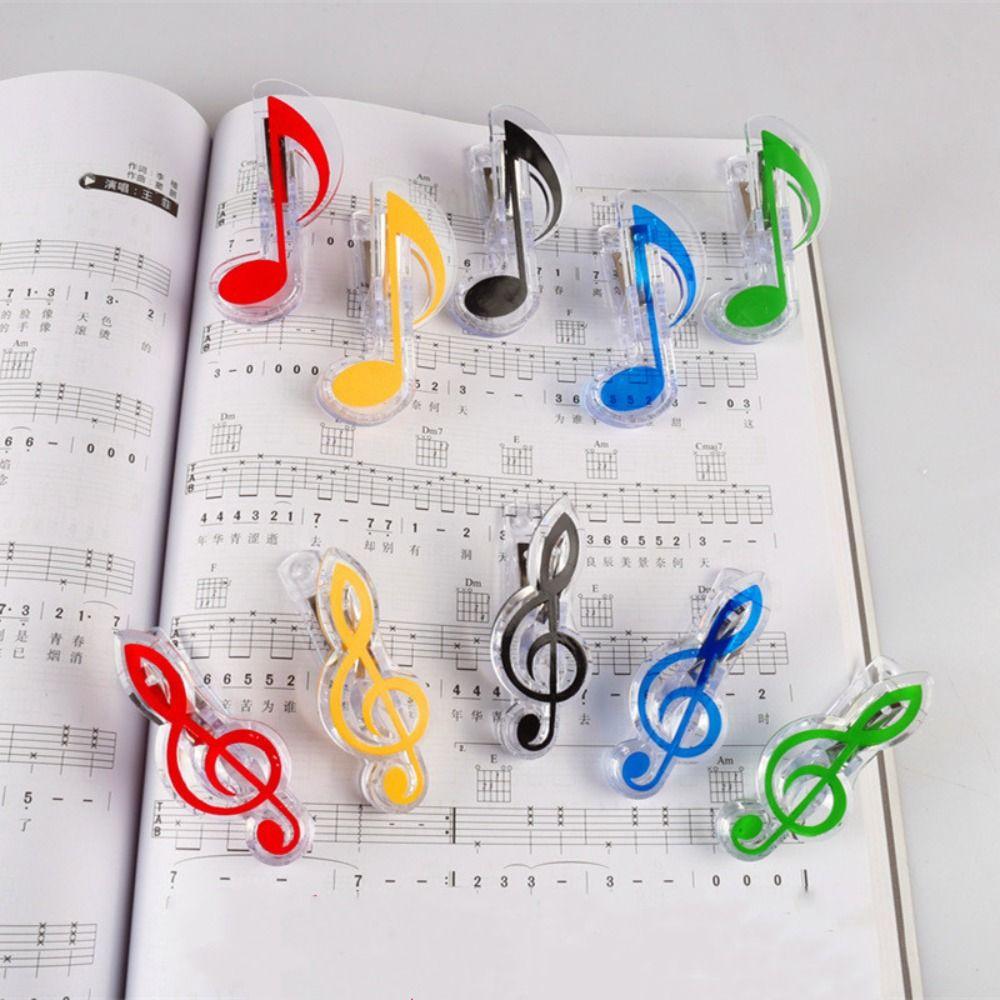 Book Clip Musical Book Note Clip Sheet Clip Music Score Clip Music Accessories   Decorative Paper
