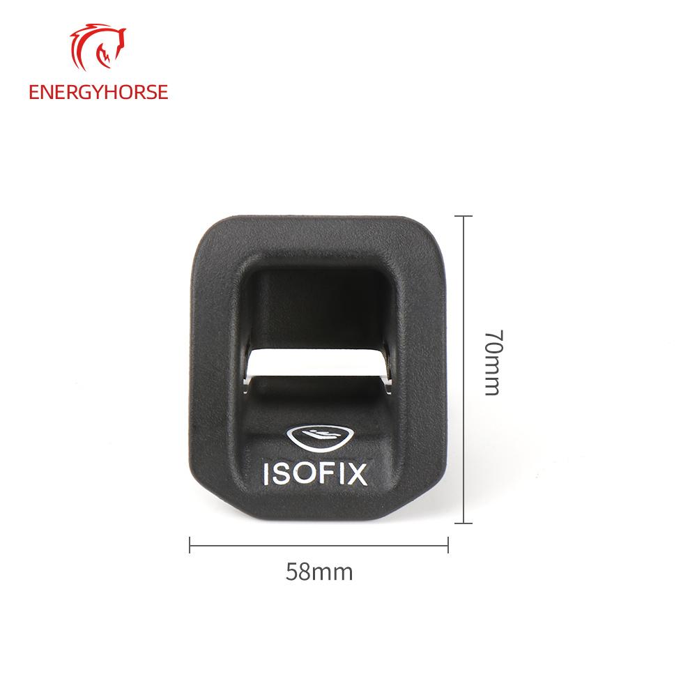 Car Rear Seat Hook ISOFIX Cover Child Restraint for Mercedes W156 W117 W176 Benz Cla GLA A Class Rear Seat Hook Bla Black Buckle