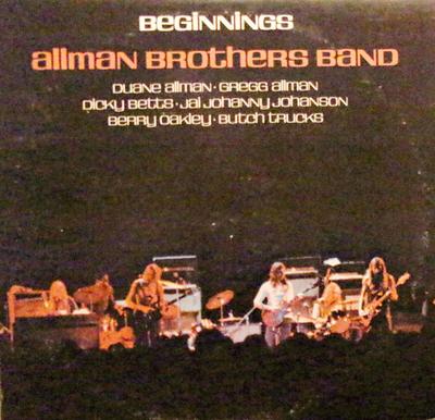 Виниловая пластинка ALLMAN BROTHERS BAND  Beginnings 2CX0132 CAPRICORN 1974 США Рок Б/у