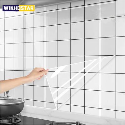 Защитная пленка для стен, настенная наклейка для кухни, маслостойкая, для шкафа, плиты, термостойкие самоклеящиеся обои, водонепроницаемое украшение