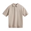 Crystal Washed Graham Polo Morganite Men Tops Brown KHM030432-613