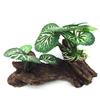 Resin Driftwood Aquarium Decor: Simulated Aquatic Plants for Turtle Tanks and Fish Tank Landscaping