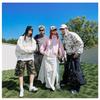 Мужская куртка в американском стиле с вышивкой, двойная молния, воротник-стойка, для ранней осени, для активного отдыха, в стиле "соль", высококачественный дизайн для пары