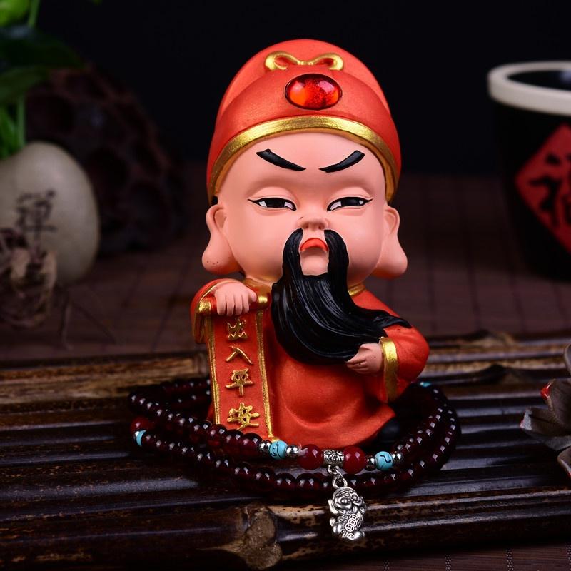 Wu Caishen Guan Gong Creative Highend Car Accessories QEdition Car Supplies Lucky Safe Car Ornaments