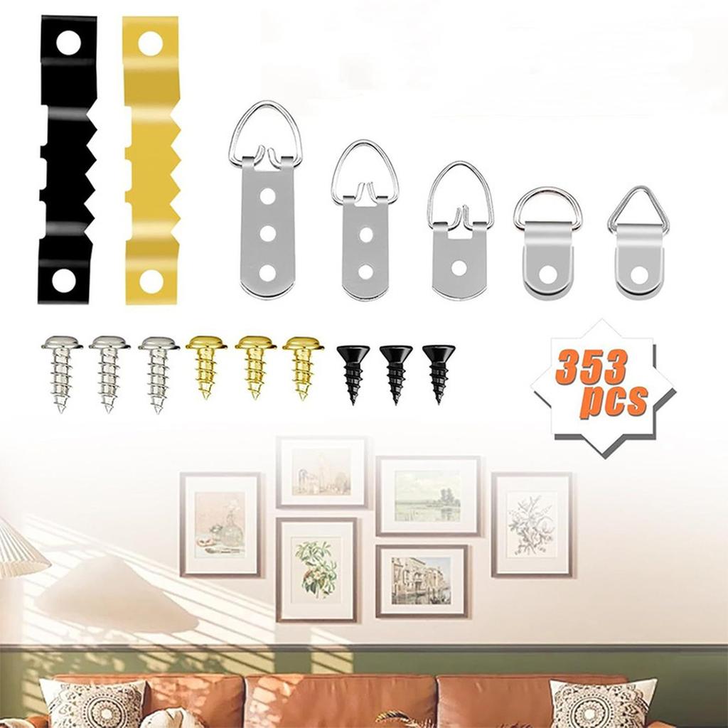 Frame Hardware Accessories – Hooks, Rings & Sawtooth Hangers for Albums & Art