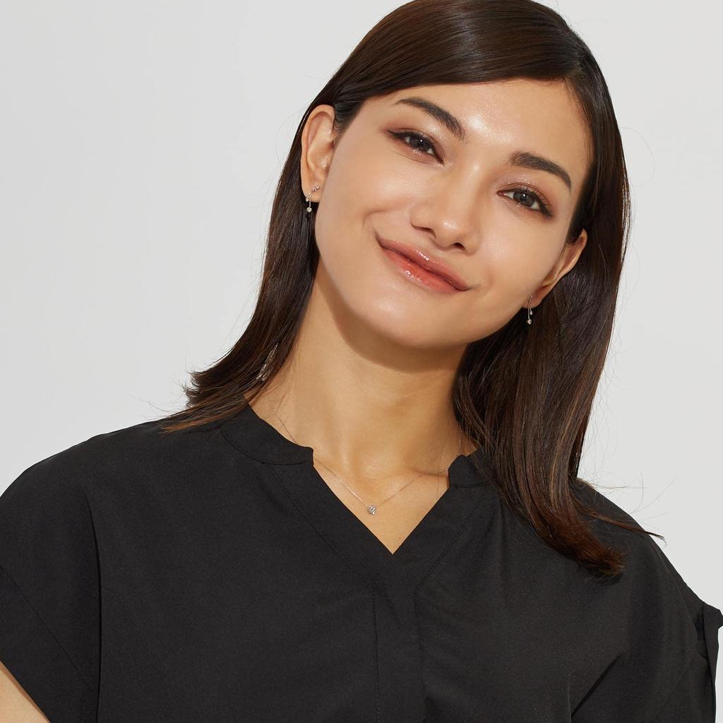 Ожерелье с бриллиантом Dahlia Flower Gold K18 18K [Lara Christie] 0.1ct lp51-0002-yg