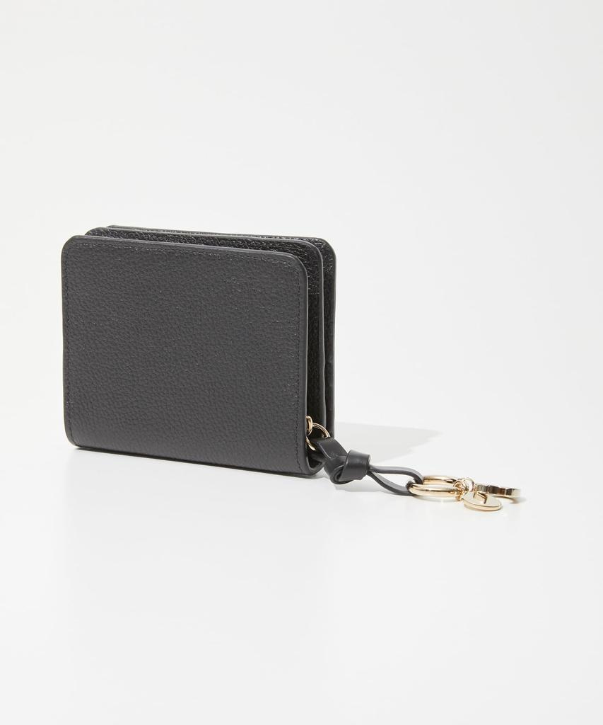 Bifold Wallet CHC22WP765F57 ALPHABET BLACK [Chloe] Women's [Item]