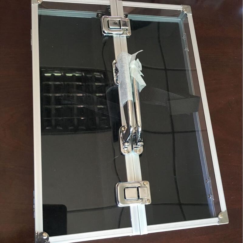Lieve Portable Acrylic Double-Bottle Wine Box