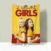 TV 2-2 Broke Girls Throw Lightweight 240g Flannel Blanket Soft Skin-friendly for Summer Cooling