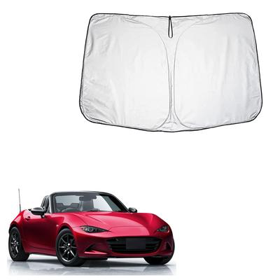 Автомобильный солнцезащитный козырек для лобового стекла Mazda Roadster ND Компактный В комплекте с сумкой для хранения (ND5RC) 2015~, Утолщенный, Хранение,