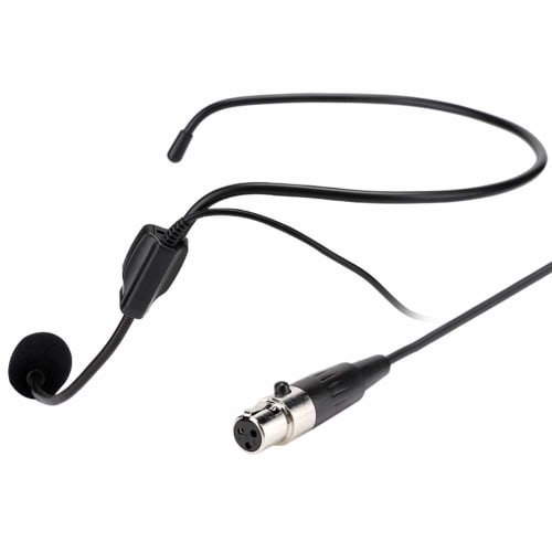 Мини XLR 3-контактный штекер TA3F, микрофон для головного убора, микрофон-гарнитура, удобен в ношении, высокая точность качества звука, кардиоидный электрод