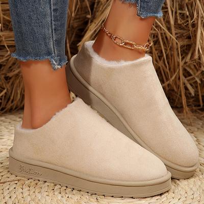 Зимние Утепленные Плюшевые Теплые Снежные Ботинки Женские 2024 Искусственная Замша Платформа Ботильоны Женские Толстая Подошва Нескользящие Хлопковые Утепленные Ботинки