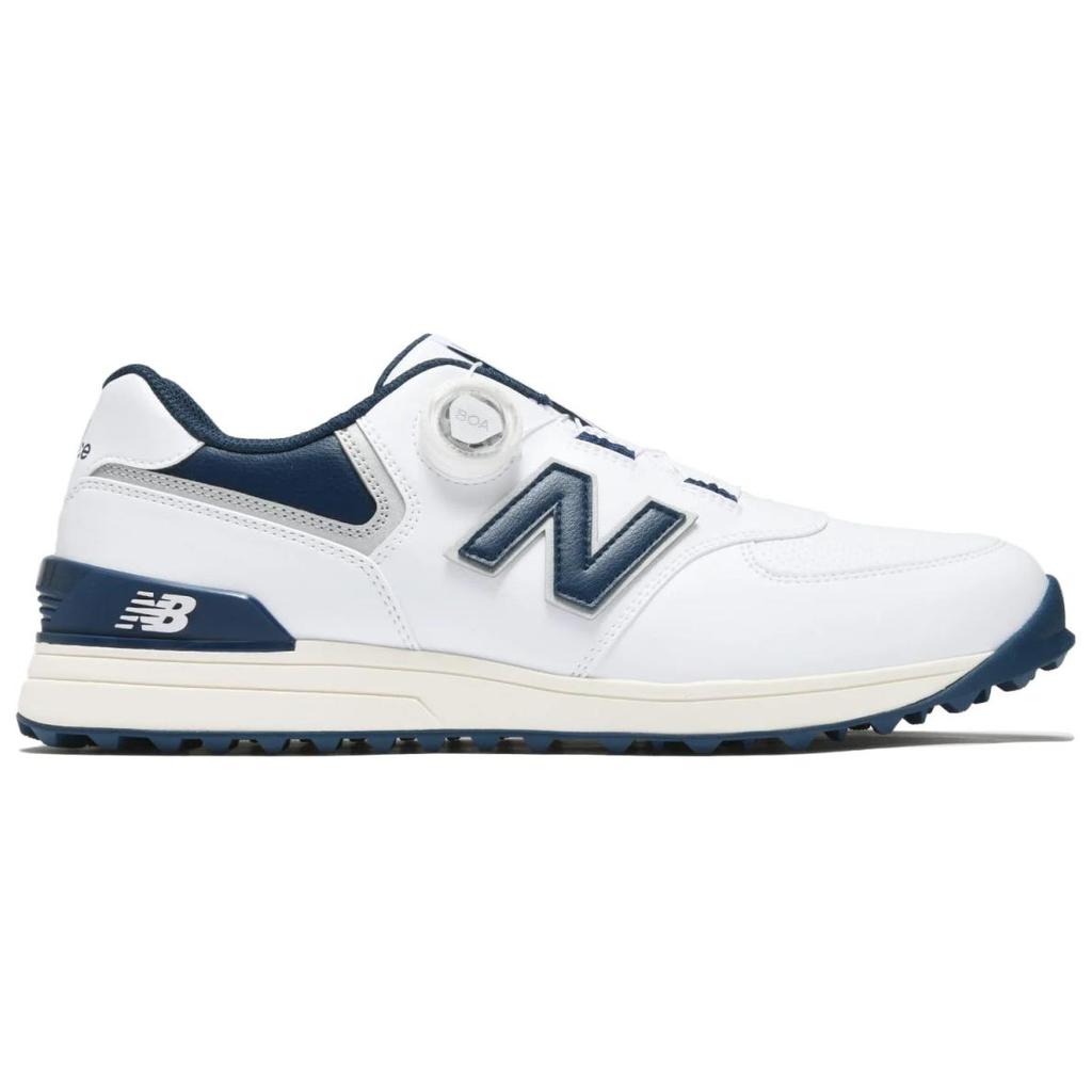 New Balance Nb 574 V3 Sl Boa Удобные Гольф-Кроссовки с Низким Верхом Унисекс Белые UGBS574J