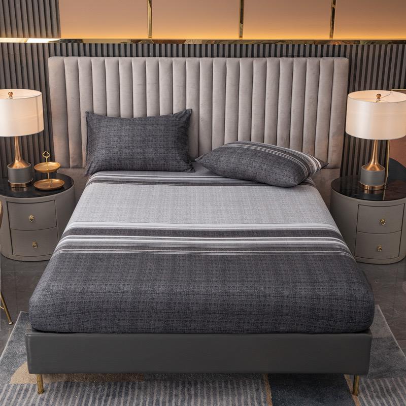 1 шт. Современная геометрическая натяжная простыня Матовая простыня Чехол на матрас для спальни Постельное белье Наволочка в комплект не входит