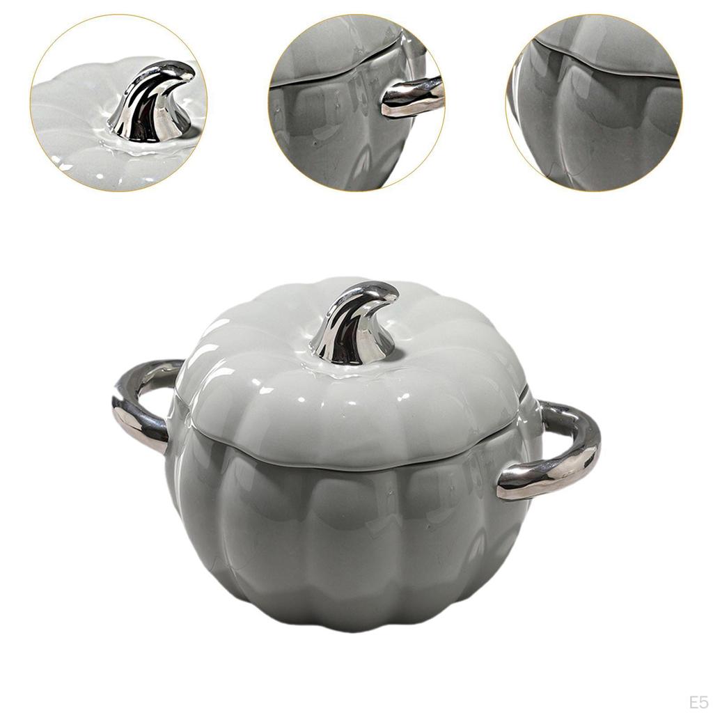 Форма для запекания с крышкой, фарфоровая ручка для макарон, предметы интерьера, кастрюля, посуда для