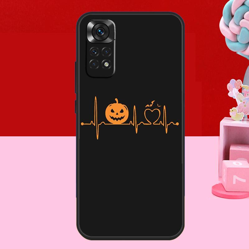 Чехол Хэллоуинские тыквы для Xiaomi Redmi Note 13 12 11 10 14 15 Pro Plus Redmi 15 C 14C 10C 12C 13C Мягкая крышка
