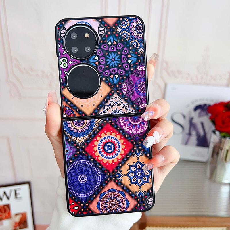 Чехол для телефона в национальном стиле, тонкий, мягкий, из ТПУ, противоударный, защитный чехол для OPPO Realme OnePlus Vivo Huawei Honor Xiaomi Redmi Samsung