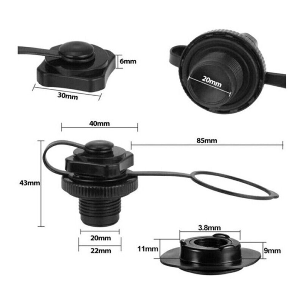 Accessories Inflatable Boat Air Valve Cap Inflatable Pump Adapter Air Bed Screw Mattress Valves