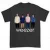 90-е Weezer Харадзюку 2026 Лето Рубашка Унисекс Женская Популярная Ретро Мода Уличная Одежда Круглый Вырез Одежда Повседневная Экстра Большой Y2k