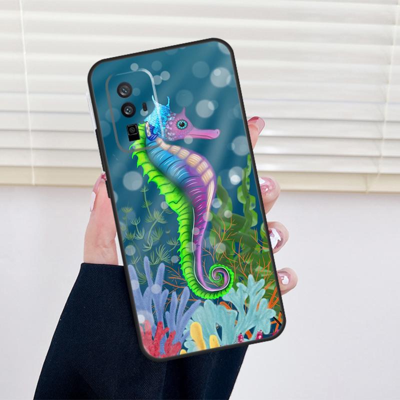 Seahorse Cover For Xiaomi 15 14 13 Ultra 11T 12T 13T 14T Pro POCO X7 Pro X3 X5 X6 M6 F5 F6 Pro Case