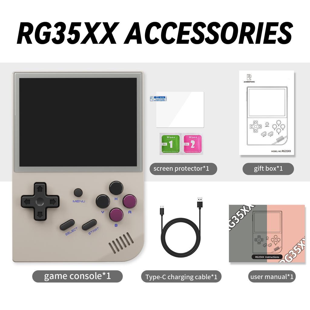 RG35XX Retro Handheld Game Console Portable Handheld Game Console With 2600mAh Battery 3.5 Inch Screen Game Controller