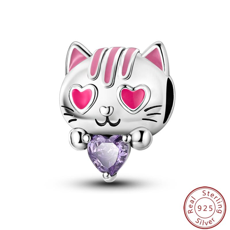 Милая серия «Кошка и собака» Медные шармы «Луна», «Бабочка», «Отпечаток лапы» 3 мм Сделай сам Изготовление изящных ювелирных изделий Подарки