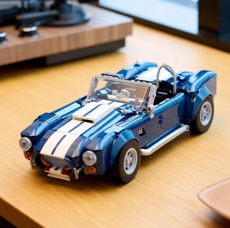 1241pcs COBRA Super Sports Car Model Set - Home Decoration Adult Kit Christmas Gift Birthday Gifts