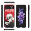 Anime Jujutsu Kaisen Case For Samsung Galaxy Z Flip 4 Zflip3 Z Flip 3 5g Zflip Zflip4 Zflip Flip3 Black Cover Bumper