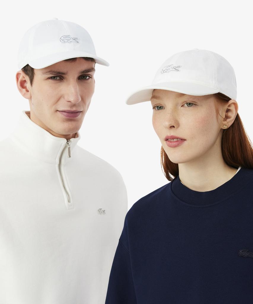 LACOSTE Унисекс Кепка-бейсболка в тон с большим крокодилом Rk1910-56G 001