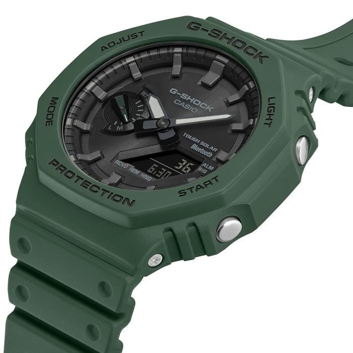 Montre - Casio - GA-B2100-3AER - Analogique/Digital - Bracelet Plastique Vert - 20 bar