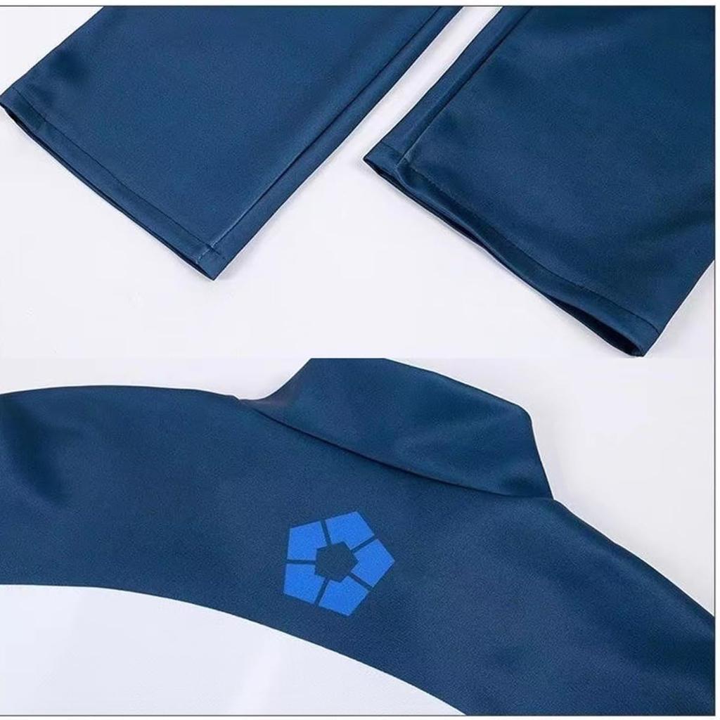 Blue Rock Cosplay Halloween Christmas Anime Festival School Festival Cultural Festival Travel Costume Uniform, Tracksuit, Costume, Costume, Costume,