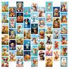 50 Wall Cards Cartoon Dog Postcard Children'S Dormitory Room Wall Decoration Wall Card
