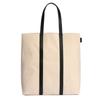 Tote Bag PARK Tote A4 Storage Capacity Takeyari Canvas Leather Handle Paraffin Treatment Water Repellent 60061 [Antrack] [S] Off-white