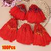 100Pcs 13cm Sewing Tassel DIY Curtains Accessories Durable Pendant Fringe  for Crafts Jewelry Making