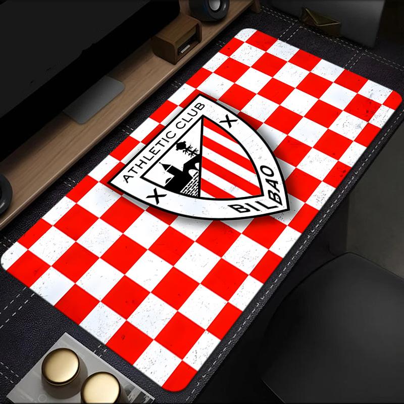 Athletic Club Bilbao Crest Mouse Pad, Rubber Base, Mouse Pad for Gamers and Office Use, Gaming Desk , Easy To Clean Mat Christmas fan gifts