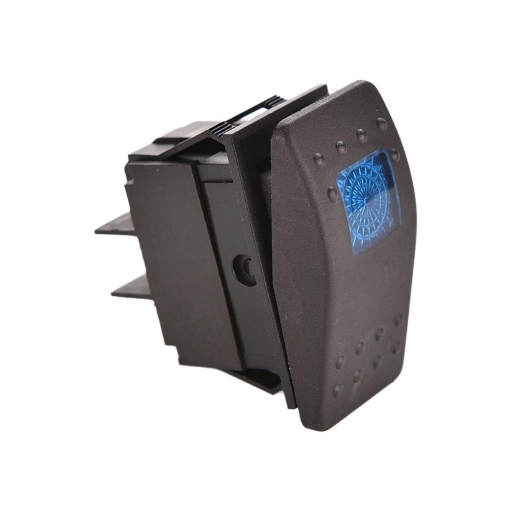 DPST Boat Rocker Switch 12V 20A Waterproof Rocker Switch Lamp Toggle Switch Button For Truck