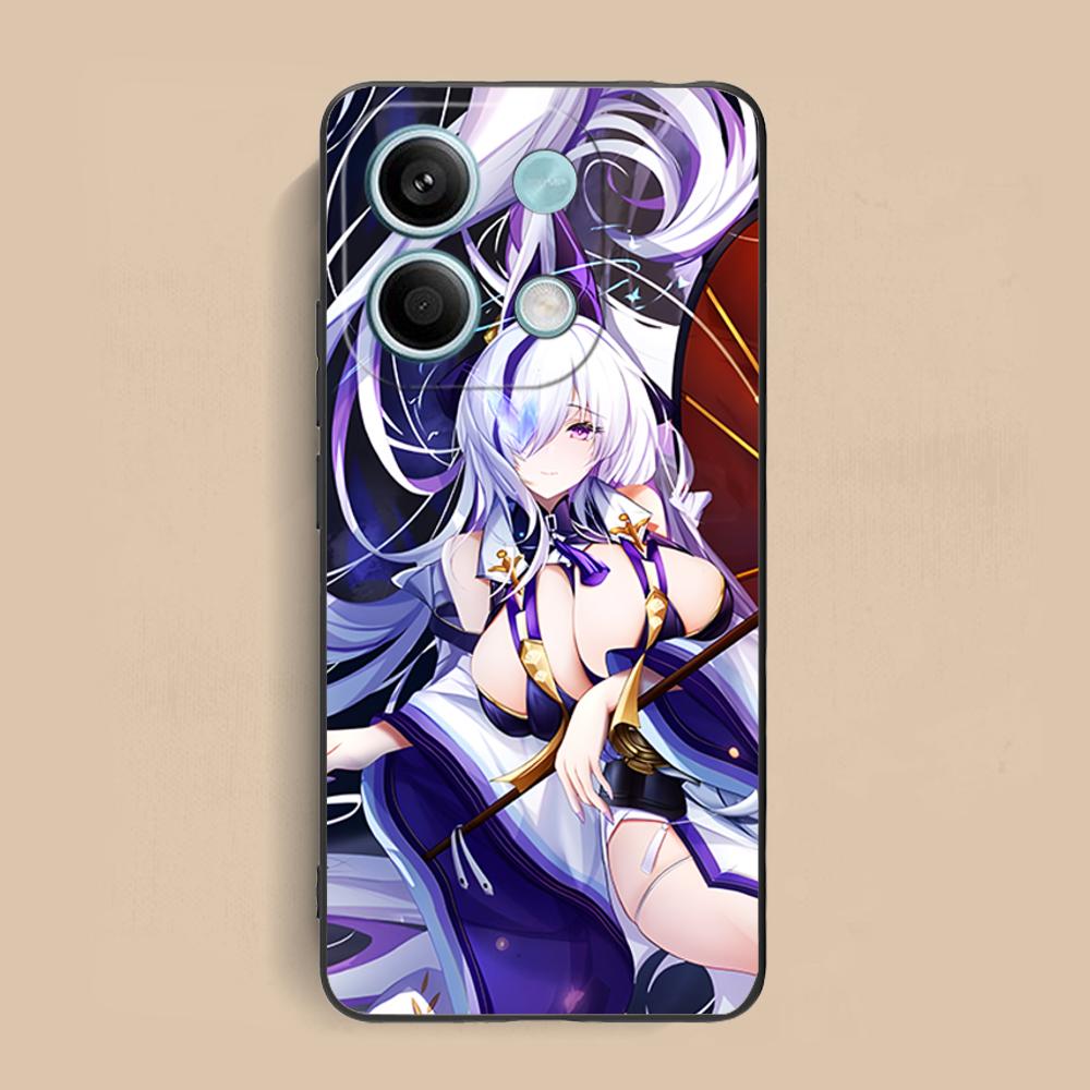 Матовый ТПУ чехол для мобильного телефона Azur Lane Unzen для Xiaomi Redmi Note 14 13 12 11 S Pro Plus 4G 5G Цветная печатная крышка