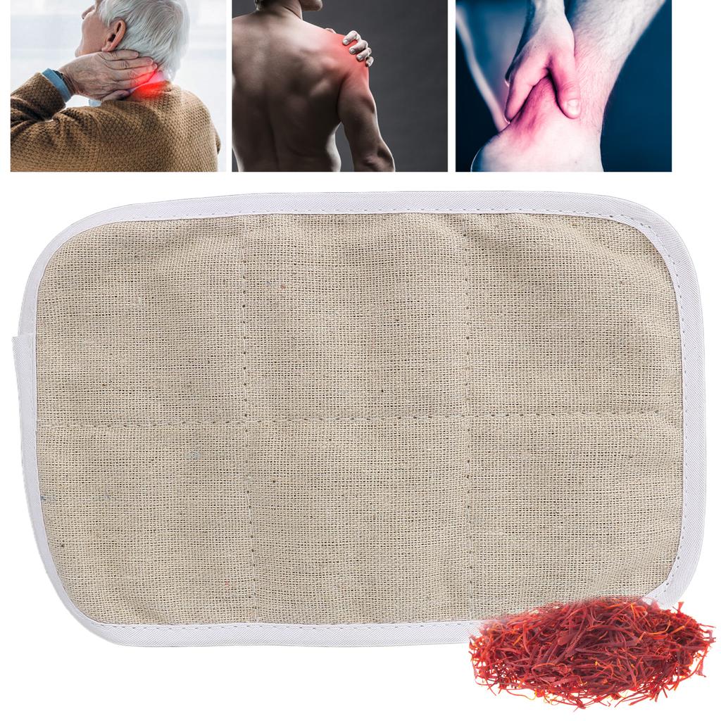 Мешочек для горячего компресса из сафлора, подушечка для горячего компресса китайской медицины для электрического нагрева, талии, коленей