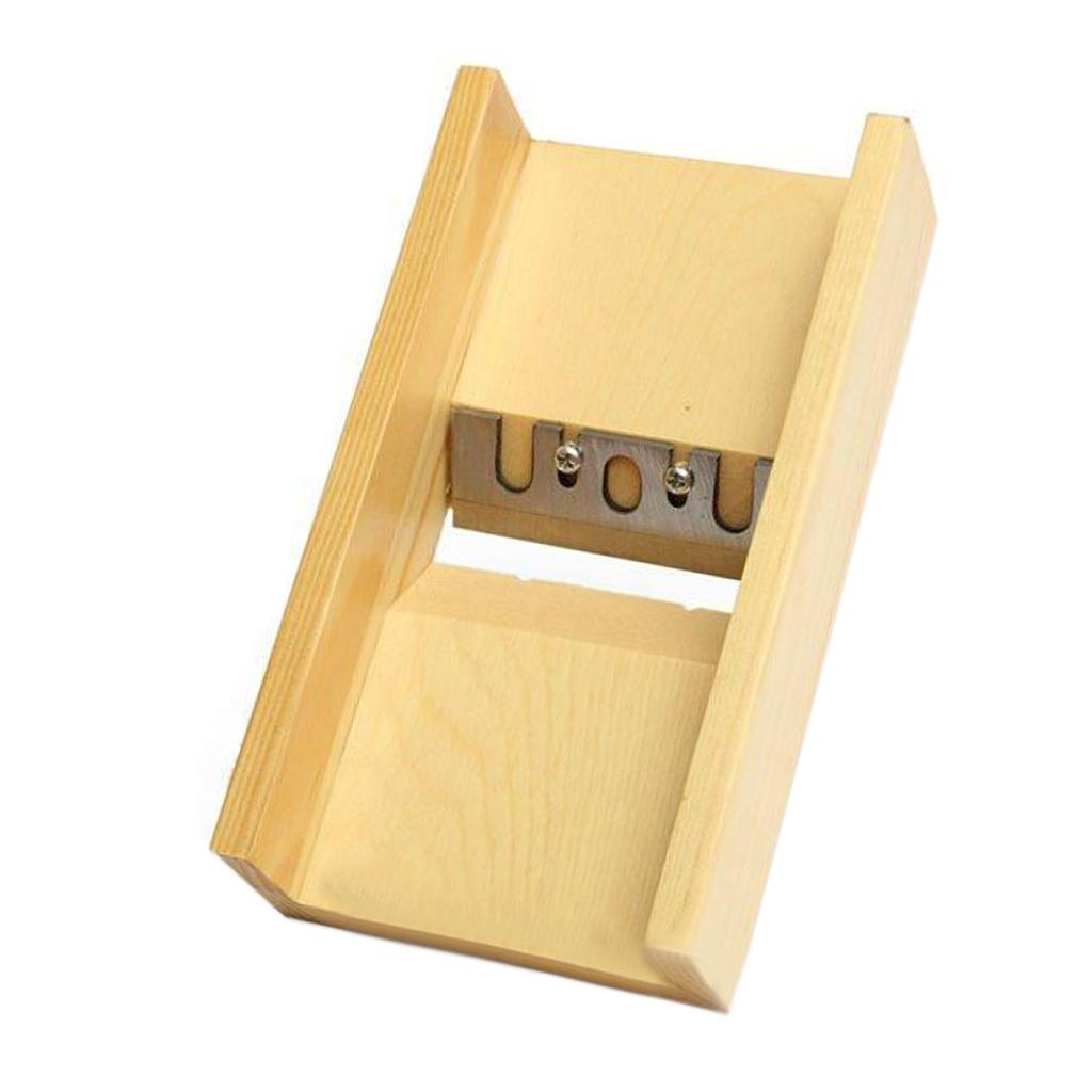 1pc Wooden Beveler Planer Sharp Blade Soap Candle Mold Cutter Craft Making Tool