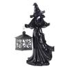 Искусство смолы Ведьма Фонарь Орнамент С Лампой Безликий Призрак Скульптура Хэллоуин Статуэтки Ведьмы Главная