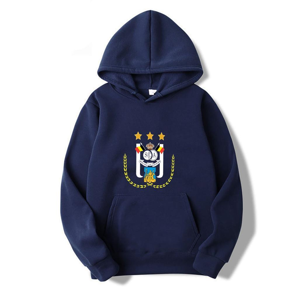 Anderlecht Hooded Sweatshirt Vintage Funnys Men Hooded Sweatshirt