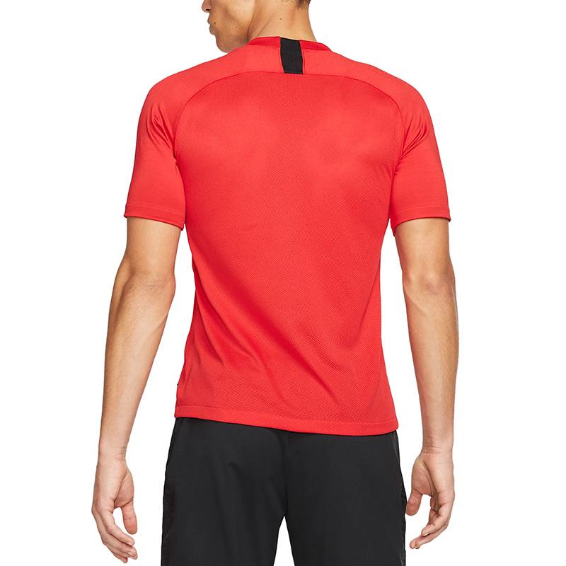 Nike Мужская футболка с короткими рукавами и короткими рукавами Paris Saint-Germain сезона 2019-2020, красная AO5147-660