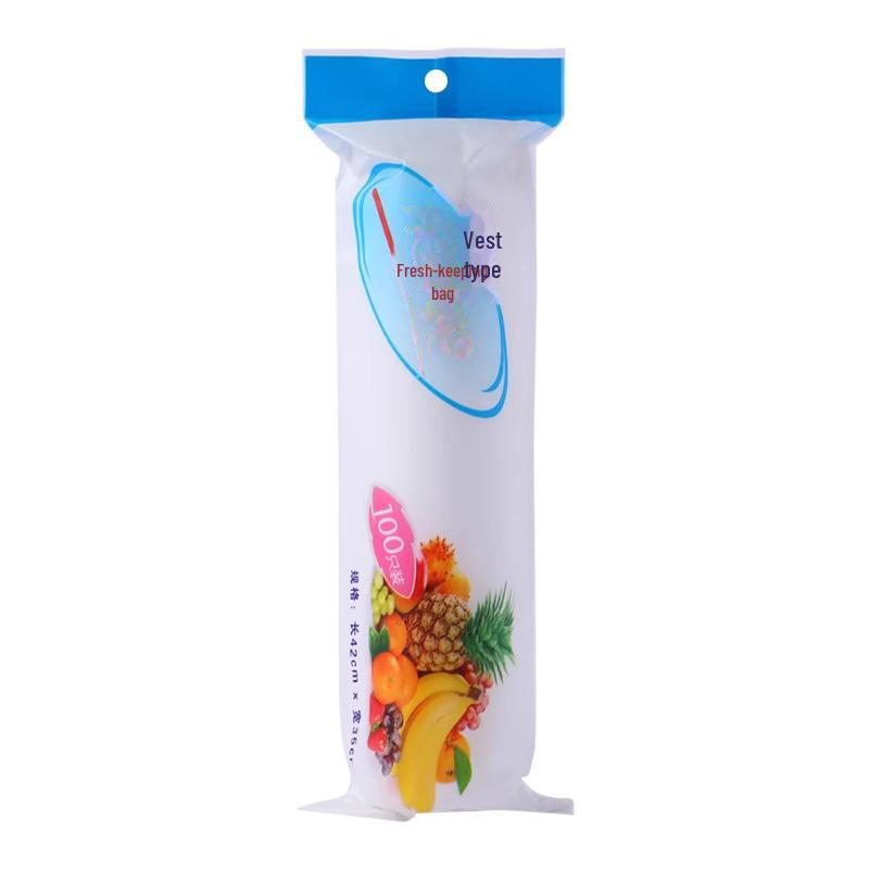 Пластиковые пакеты для хранения свежих продуктов в стиле жилета — одноразовые и многоразовые, разных размеров для хранения продуктов на кухне и в холодильнике