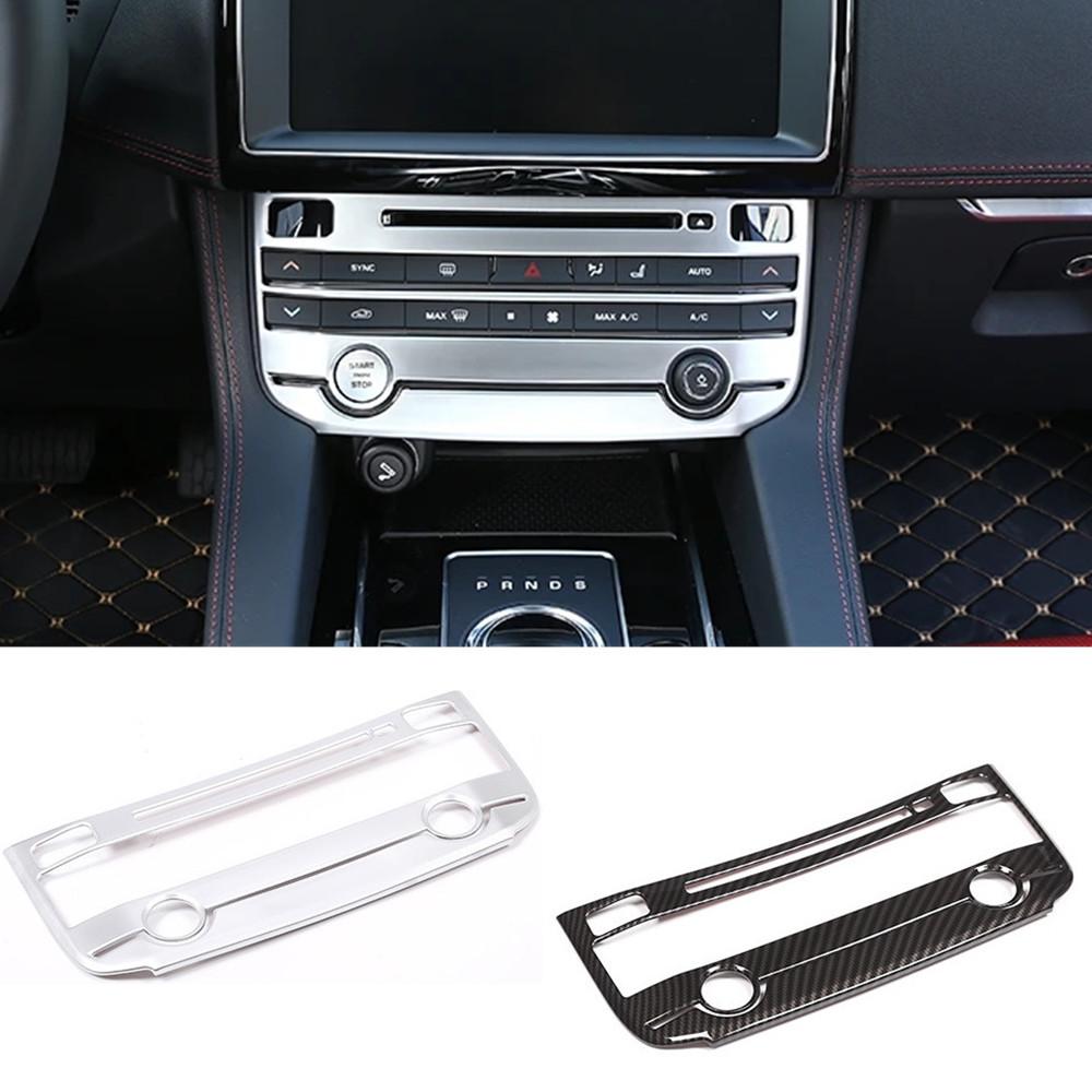 Автомобильный центр, кнопка режима кондиционирования, рамка, накладка, подходит для Jaguar XE XEL XF XFL F-PACE 2016-2018 Авто