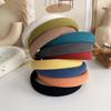 Candy Colors Sponge Headband For Women Girls Temperament Hairband Simple Sweet Hair Hoop Fashion Versatile Hair Accessories Gift