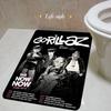 Virtual Anime Rock Band Gorillaz  Floor Mat Rectangle Anti-slip Home Soft Badmat Front Door Indoor Outdoor Mat Hotel Decor Mat