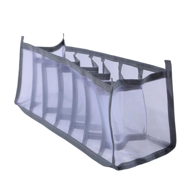 Многоячеечный складной органайзер для нижнего белья, носков, трусиков, выдвижного типа, сумка, экономящая место, складной органайзер для одежды в шкаф, коробка для хранения