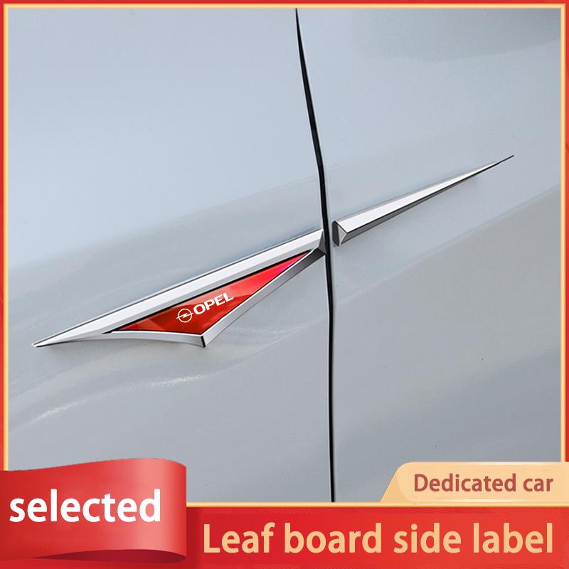 AAAEI1 Car sticker badge metal 3D decorative blade style accessories For Opel Corsa D Astra Insignia Mokka Adam Combo OPC Vauxhall