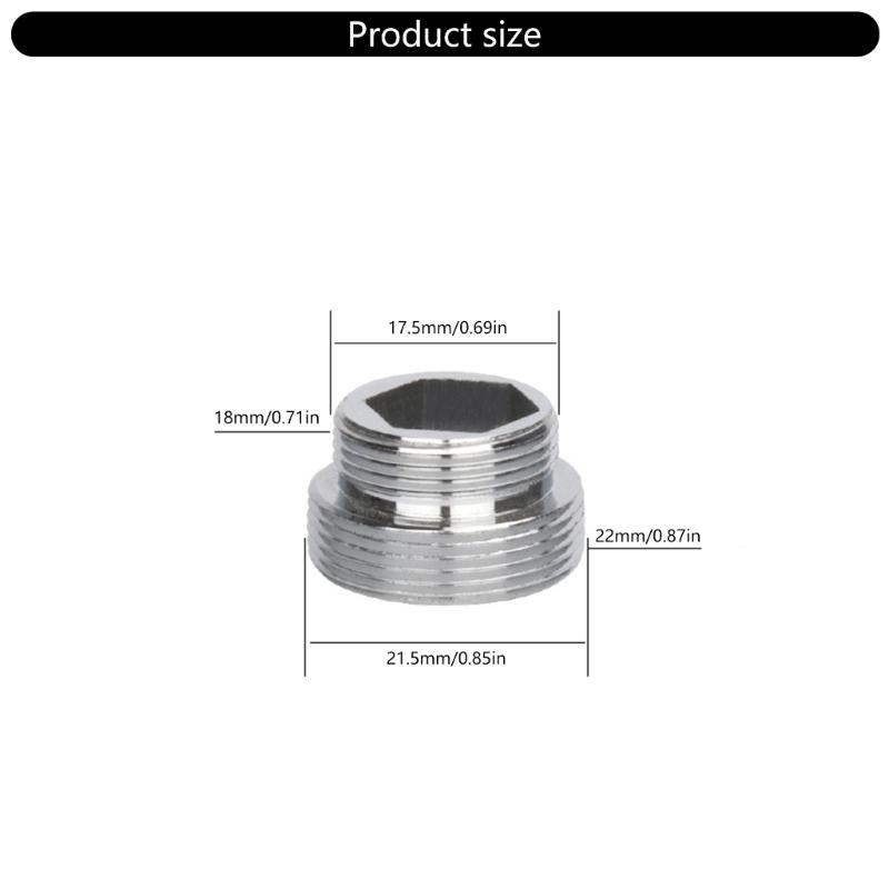 Pack of 20 Male Female Sink Water Tap Adapters Threaded Connectors for Kitchen Sink Aerators and Garden Hoses Connection